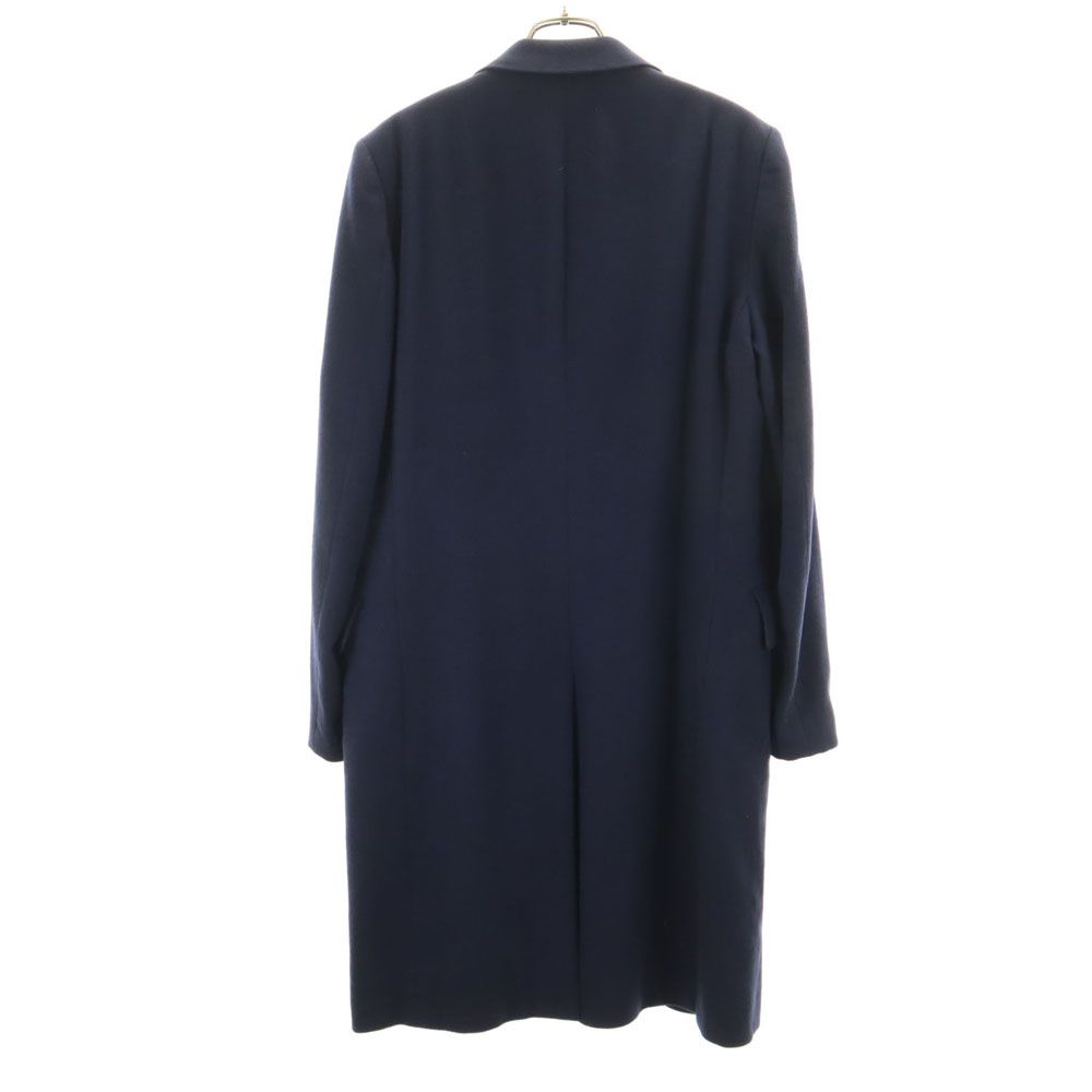 Paul Smith カシミア100% メンズ チェスターコート 紺色