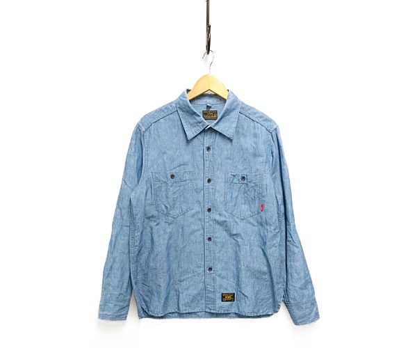 WTAPS ダブルタップス 15AW CHAMBRAY L/S 01 SHIRT. LICO. CHAMBRAY