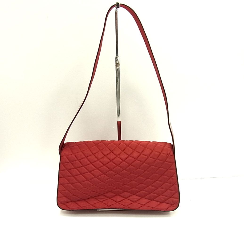 ⭐極美品⭐BALLY ワンショルダーバッグ キルティング パテントレザー