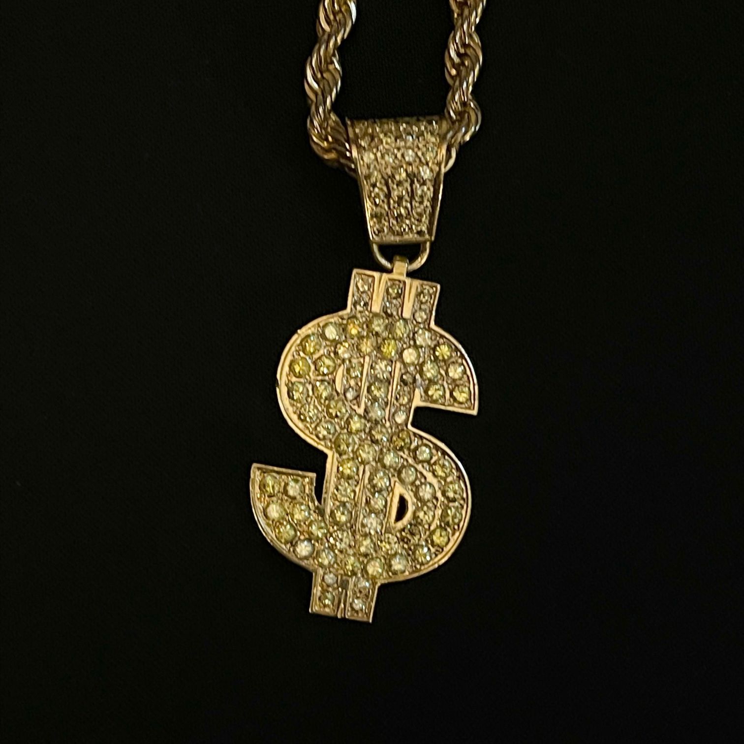 激レア SWAGGER シルバー925製 ＄型ペンダントヘッド付きロープ