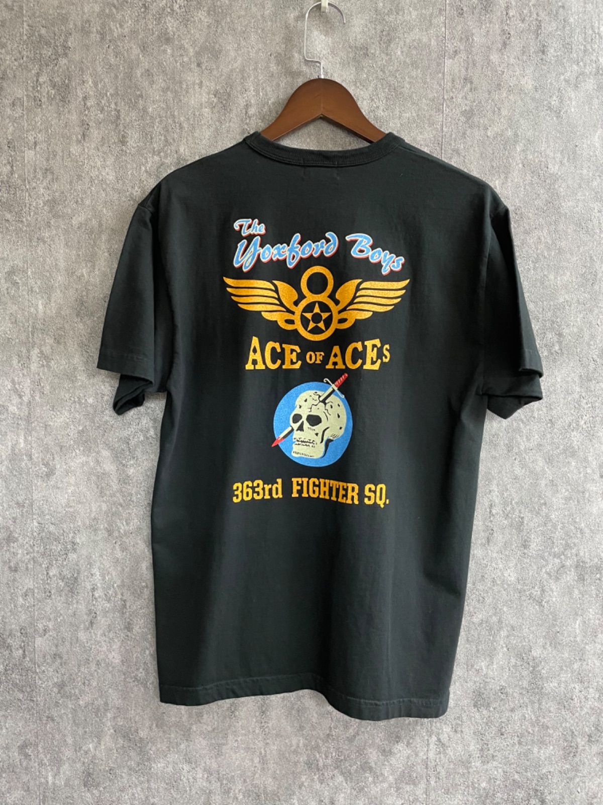 バズリクソンズ BUZZ RICKSONS BR79347 363rd FIGHTER SQ Tシャツ ミリタリー コットン 半袖 プリント ヴィンテージ アメカジ USA製 東洋