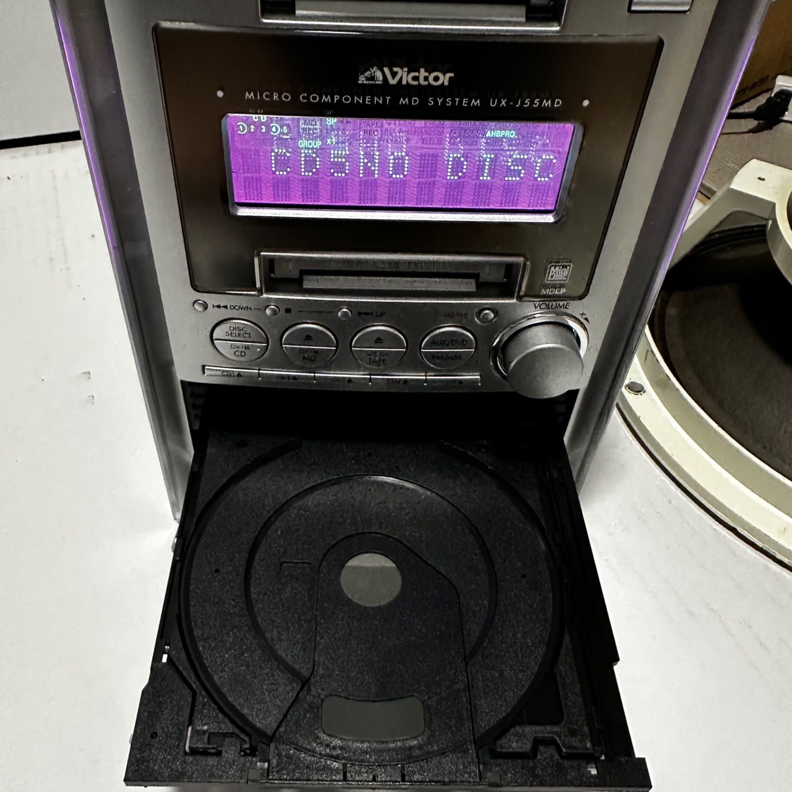 超希少・生産完了・未使用品☆JVC MDコンポ UX-J55MD-S - メルカリ