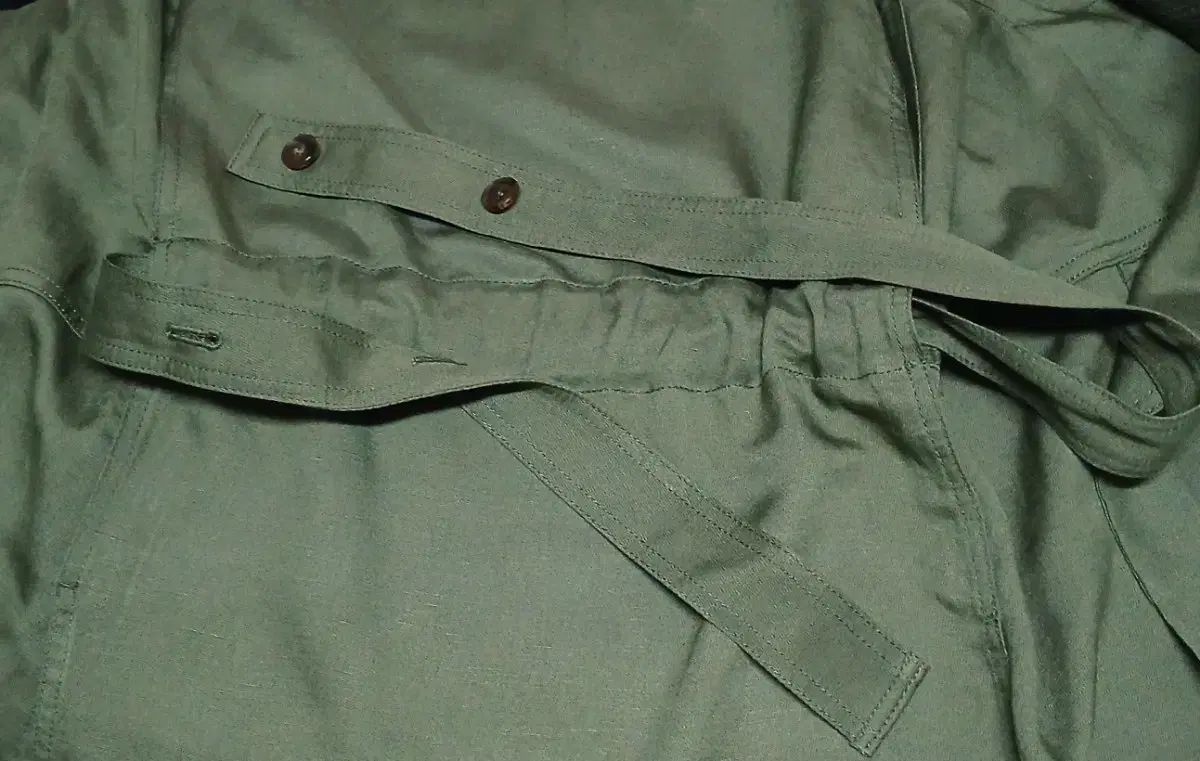 SYSTEM システム SYSTEM カーキ色 オープン ベルト付き ジャケット GULLKHAN_COM