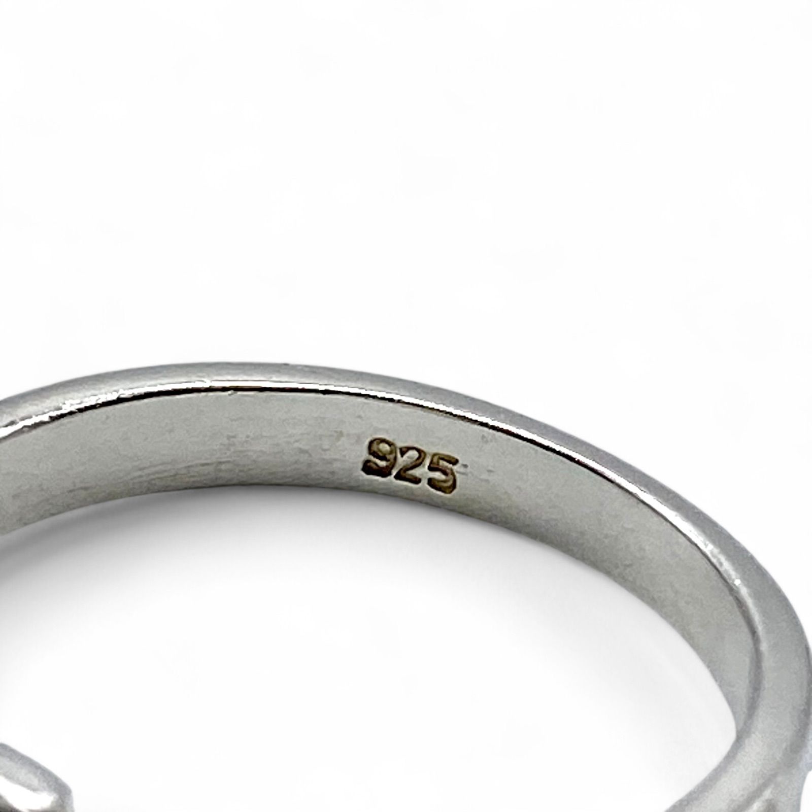 I WILL MISS YOU】 ジルコニア Silver 925 刻印 Design Ring