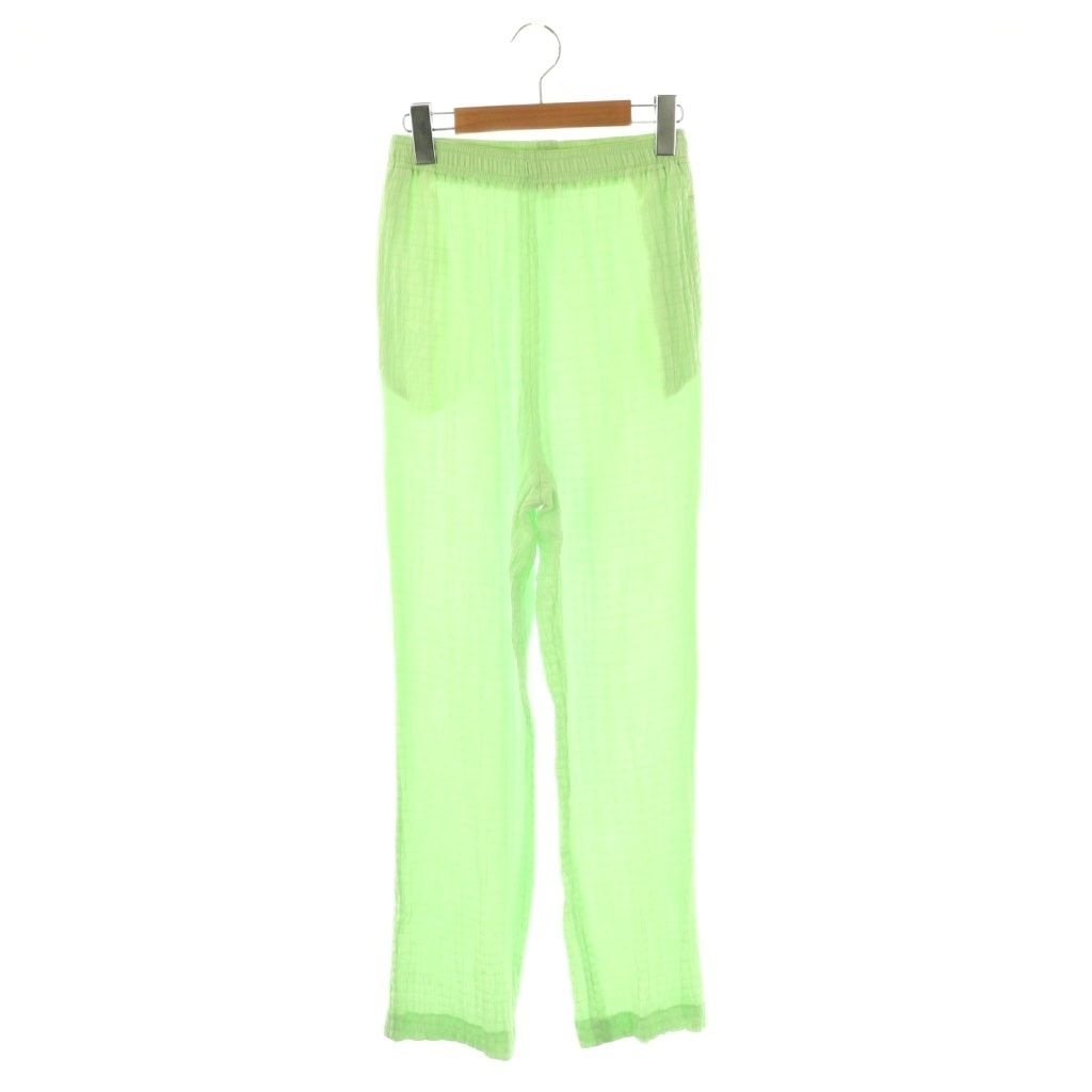 【中古】トゥー TOO MOON TREE PLANET イージーパンツ テーパードパンツ ミントグリーン /ES ■OS レディース 中古】トゥー TOO MOON TREE PLANET イージーパンツ テーパードパンツ