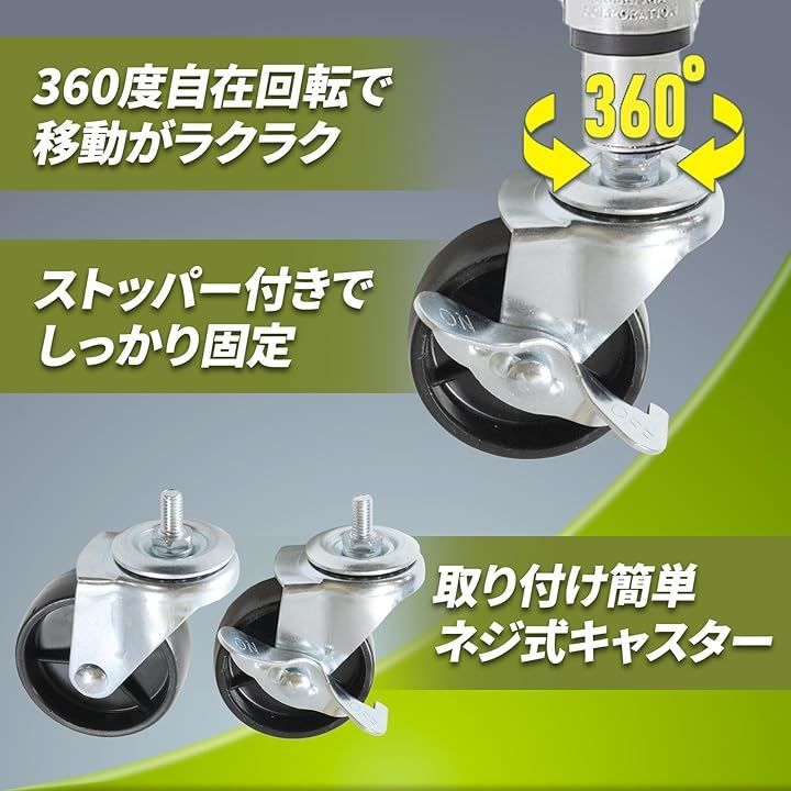 にしはや スチールラックキャスター プラスチック製 4個セット にしはや スチールラックキャスター プラスチック製 4個セット