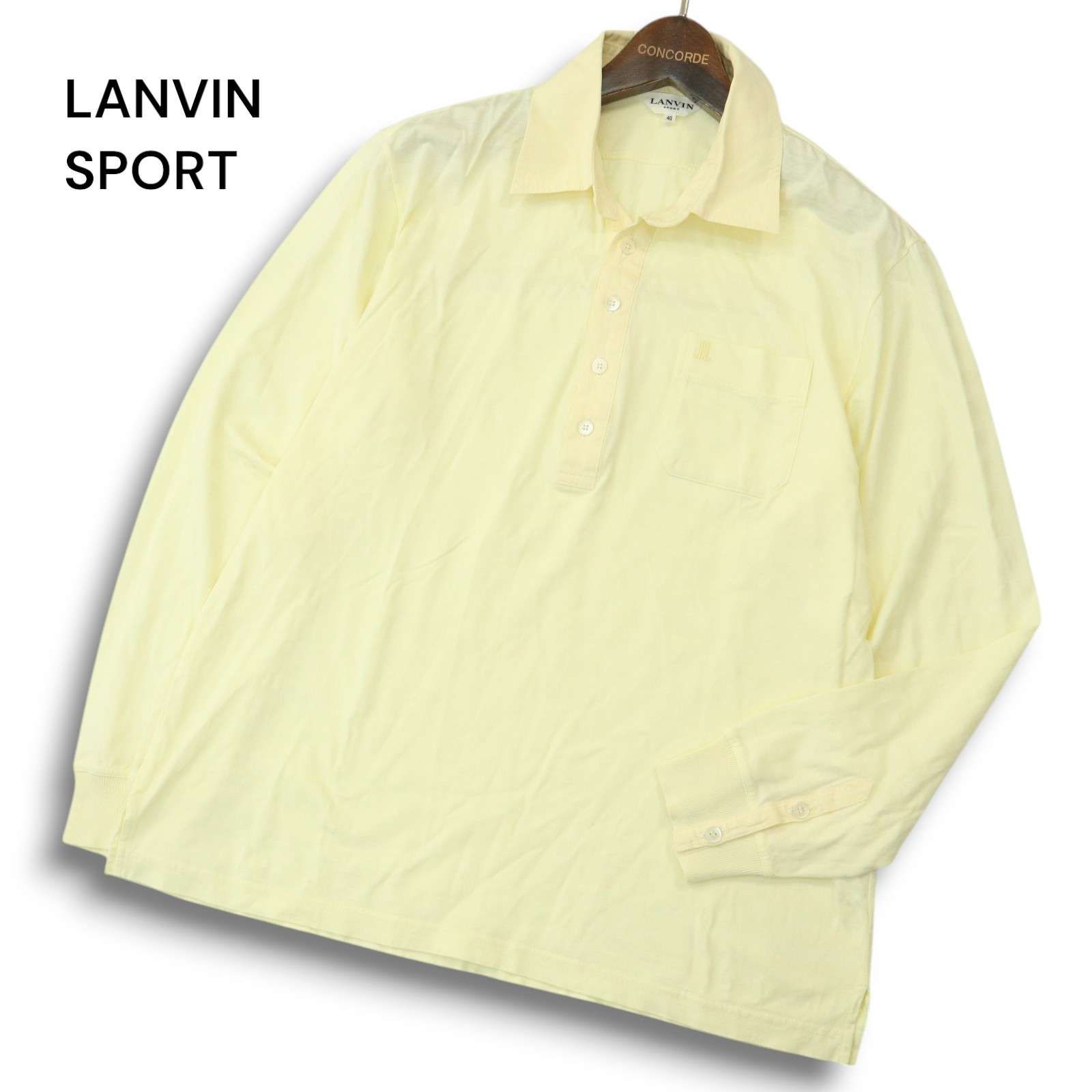 LANVIN SPORT ランバン スポーツ ゴルフ 春夏☆ ロゴ刺繍 長袖