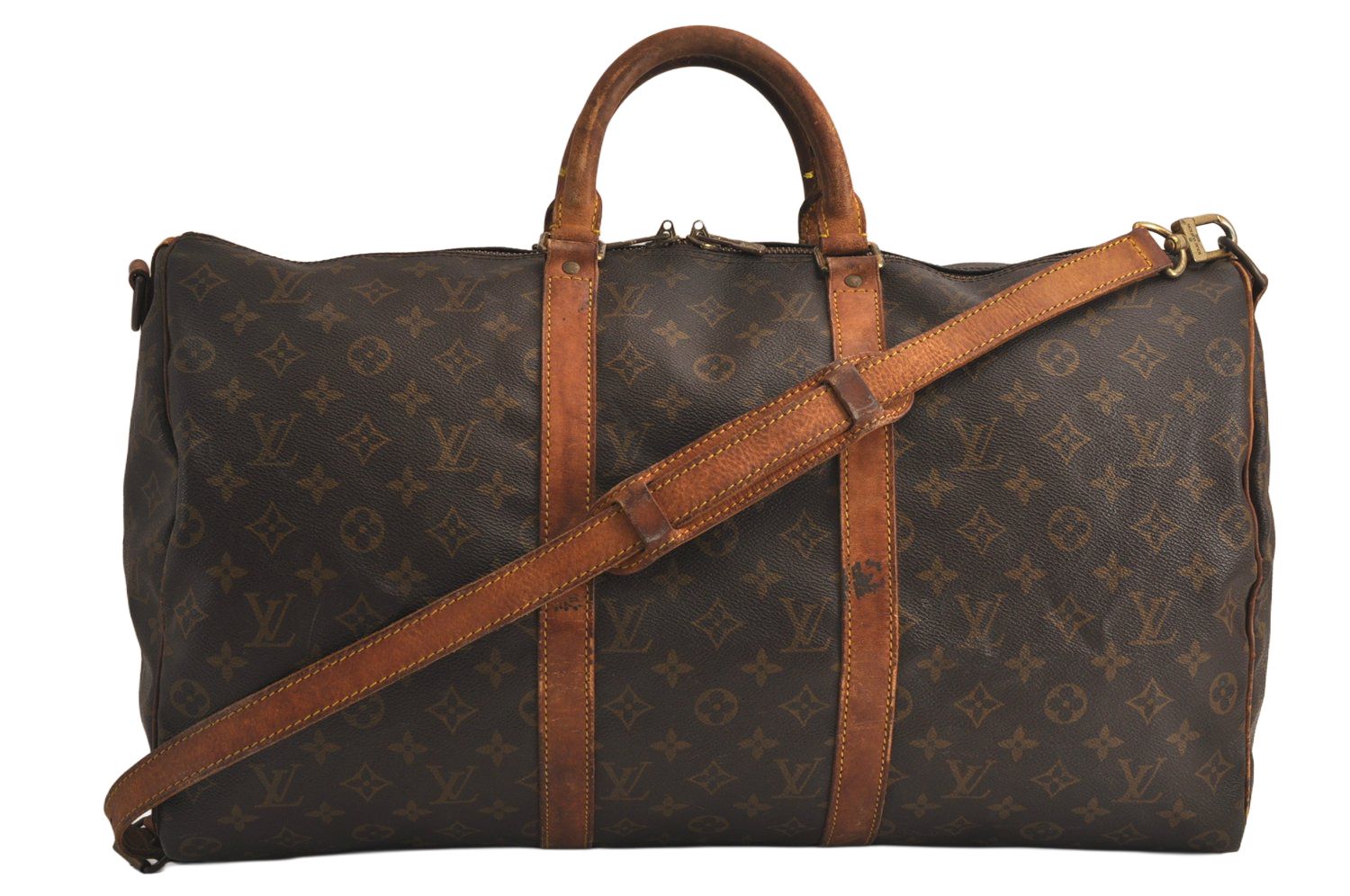LOUIS VUITTON ルイヴィトン モノグラム キーポル バンドリエール 50 M41416 ボストンバッグ 5632M