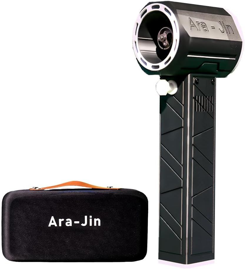 嵐神 ARAJIN 最強 ブロワー 洗車 超強力ターボファン ブラシレスモーター 急速充電 64mm 8000mAh バッテリー