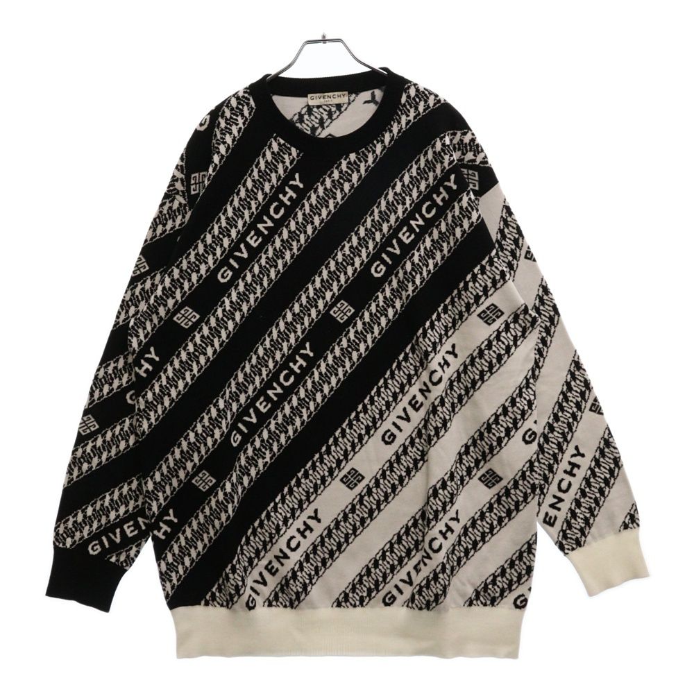 GIVENCHY ジバンシィ 19AW ロゴジャガードコットンニット
