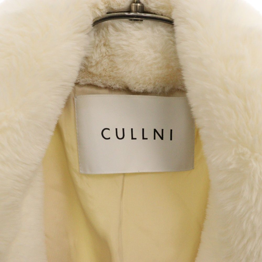 【美品】CULLNI クル二 ファージャケット 22-AW-016 Size1 CULLNI (クルニ) 22AW ECO Fur Coat エコ フェイクファー