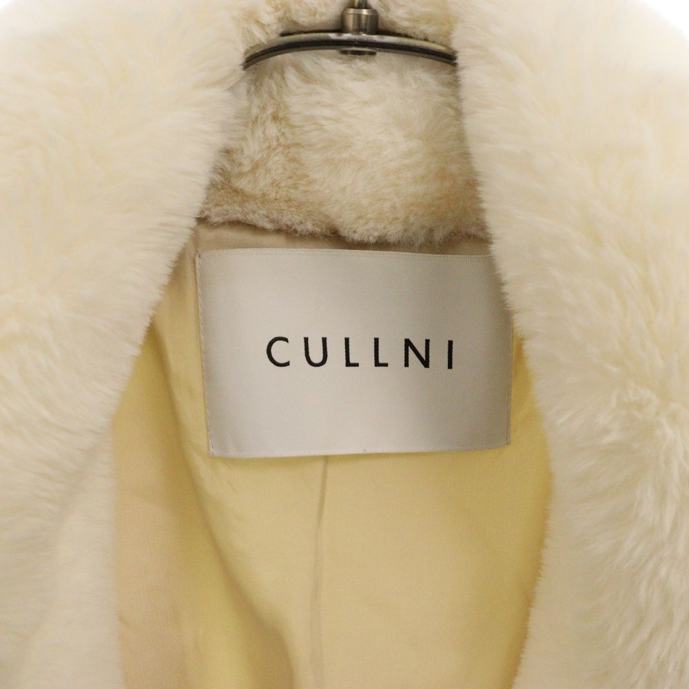 CULLNI (クルニ) 22AW ECO Fur Coat エコ フェイクファー ジャケット ホワイト 22-AW-016 レディース - メルカリ