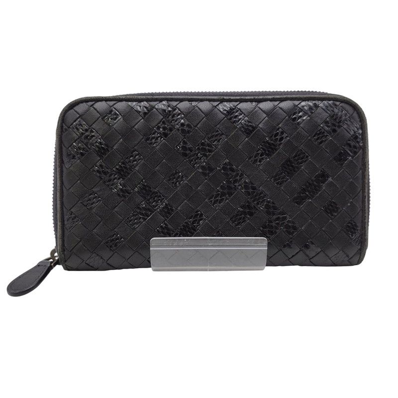 BOTTEGAVENETA ボッテガヴェネタ INTRECCIATO LONG WALLET PYTHON イントレチャート ロングウォレット 長財布 181-250503-as-26-izu