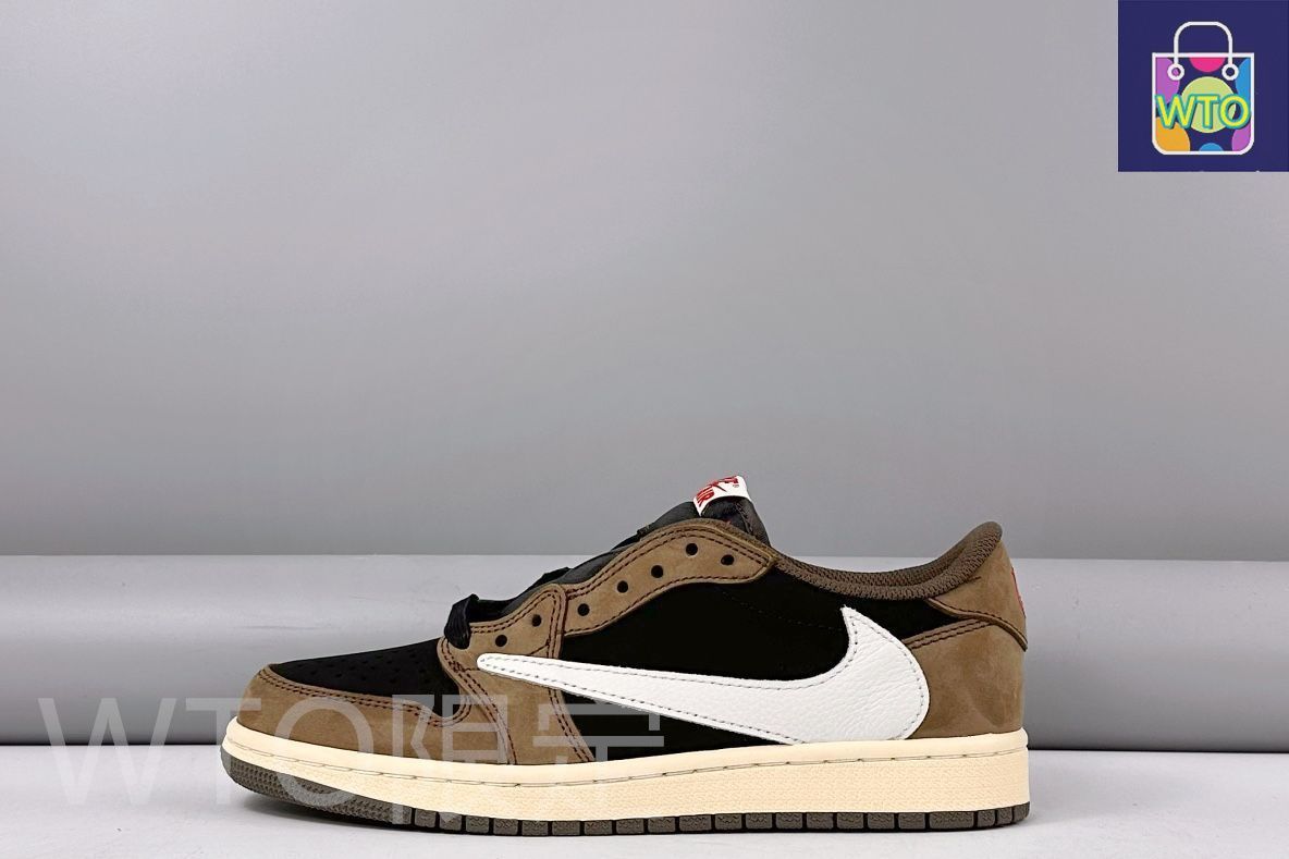 値引きあり！トラヴィススコット×ナイキ エアジョーダン1 ローダークモカ Travis Scott × Nike Air Jordan 1 Low OG SP-T 