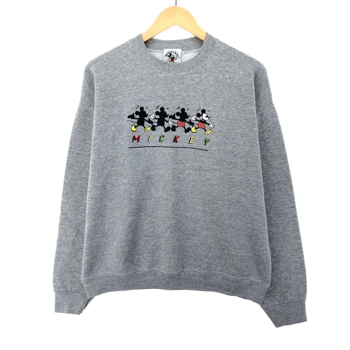 古着 90年代 MICKEY CO. MICKEY MOUSE ミッキーマウス キャラクタースウェットシャツ トレーナー USA製 メンズXL ヴィンテージ/eaa388945