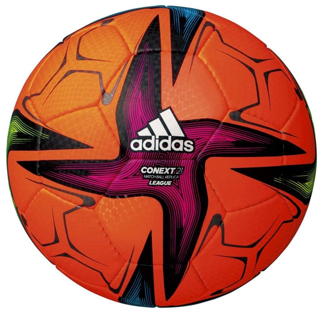@アディダス　サッカーボールコネクト21 リーグ 4号　検定球　オレンジ 💛@アディダス サッカーボールコネクト21 リーグ 4号 検定球 オレンジ