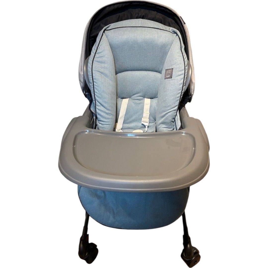 コンビ ネムリラスリープシェルミンティブルー ベビーラック 電動