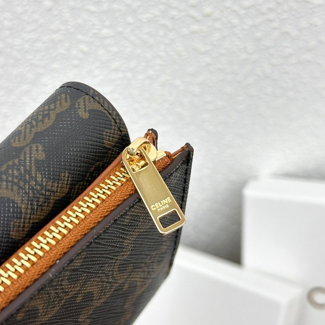 Christian Dior 二つ折り財布 ベージュ/ブラウン Dior 二つ折り財布