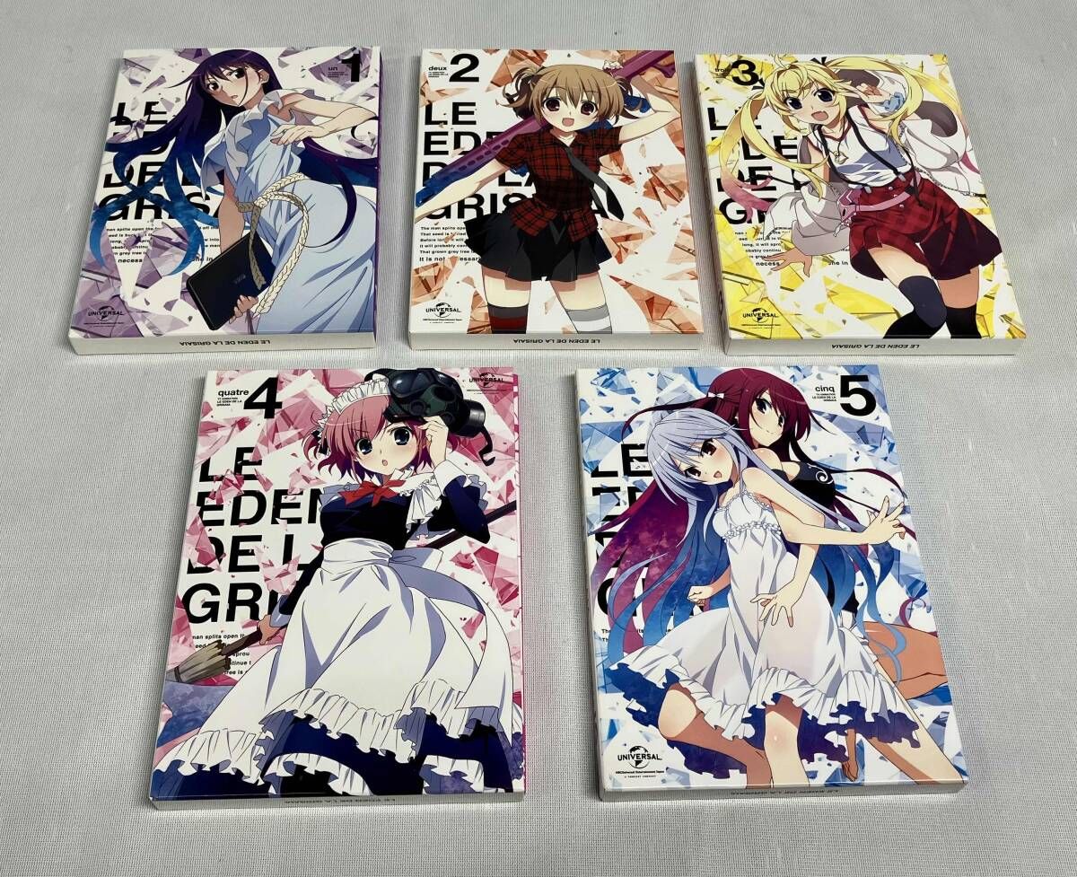 全5巻セット グリザイアの楽園 第1 5巻 初回 版 Blu-ray Disc