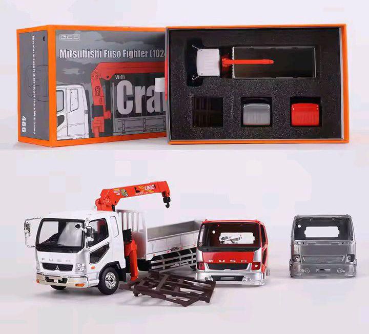 c*c様 【GCD】1/64FUSO FIGHTER1024トラックUNICクレ GCD 1/64FUSO FIGHTER1024トラックUNICクレーン付486 トラック