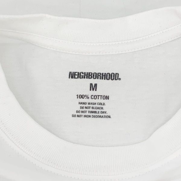 NEIGHBORHOOD. ホワイト Tシャツ M NEIGHBORHOOD OSAMU NAGAHAMA ネイバーフッド 長濱治 Tシャツ