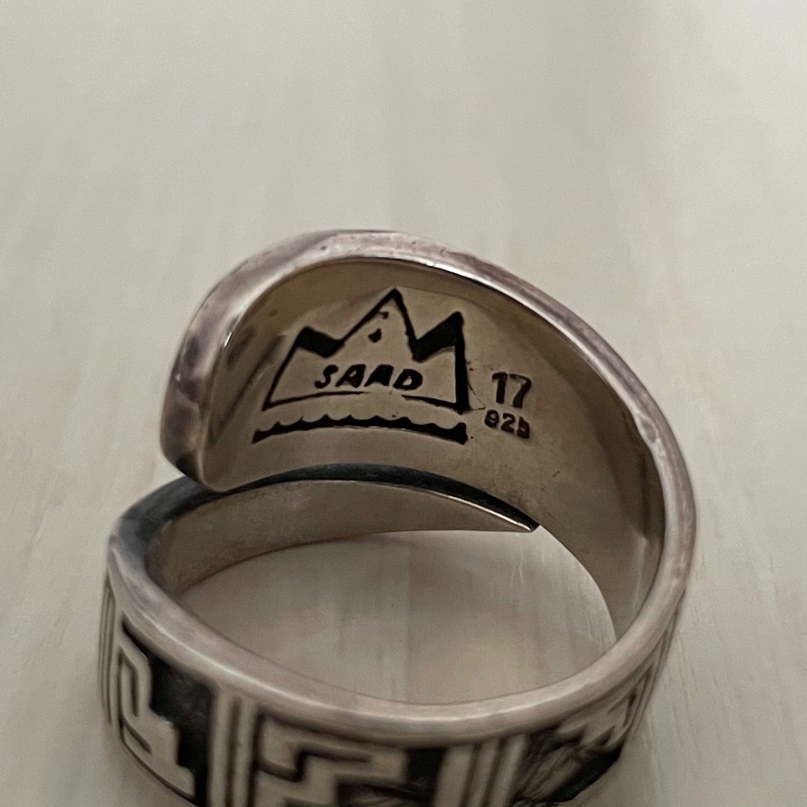 廃盤 saad フェザーバングル シルバー925 SAAD サード サンフェイス