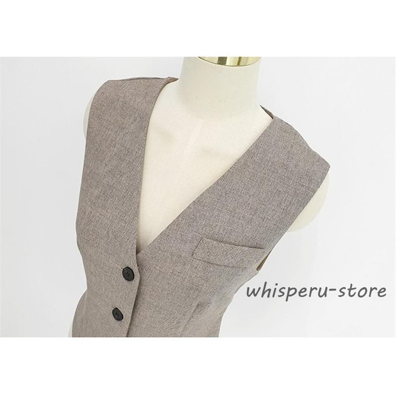 スーツ レディース パンツスーツ テーラードジャケット ジレベスト 3点