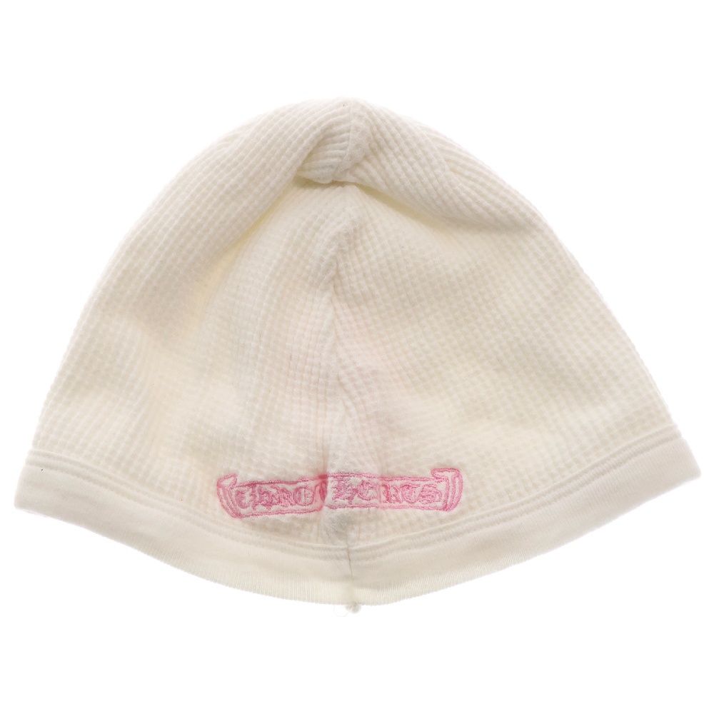 クロムハーツ ニット帽 ホワイト Chrome Heart ( クロムハーツ