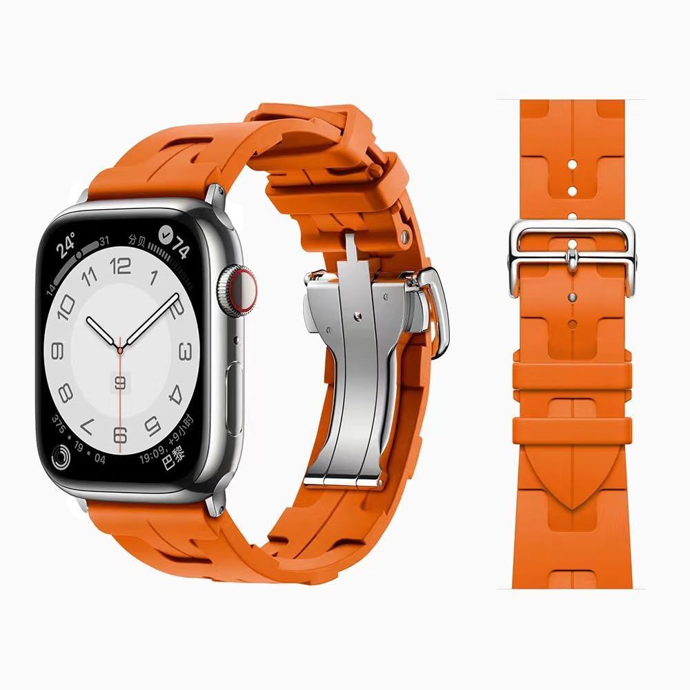 【数量限定】ディプロイアントバックル 41mm/40mm/38mm 49mm/45mm/44mm/42mm apple apple watch watch Ultra2/Ultra/SE/9/8/7/6/5/4/3/2/1 スポーツバンド キリムシンプルトゥー