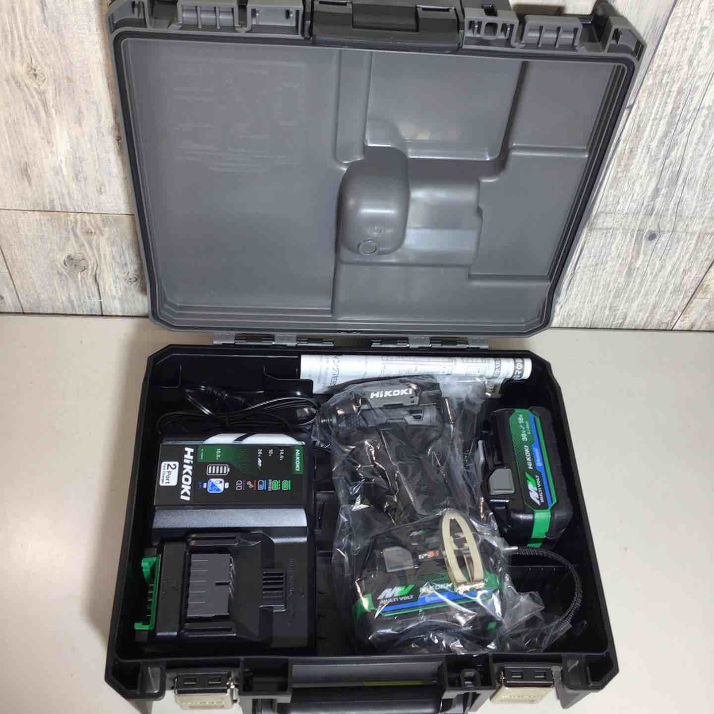 ハイコーキ HIKOKI 日立 コードレス インパクトドライバ ストロングブラック WH36DD 2XHBSZ フルセット インパクト 戸田店