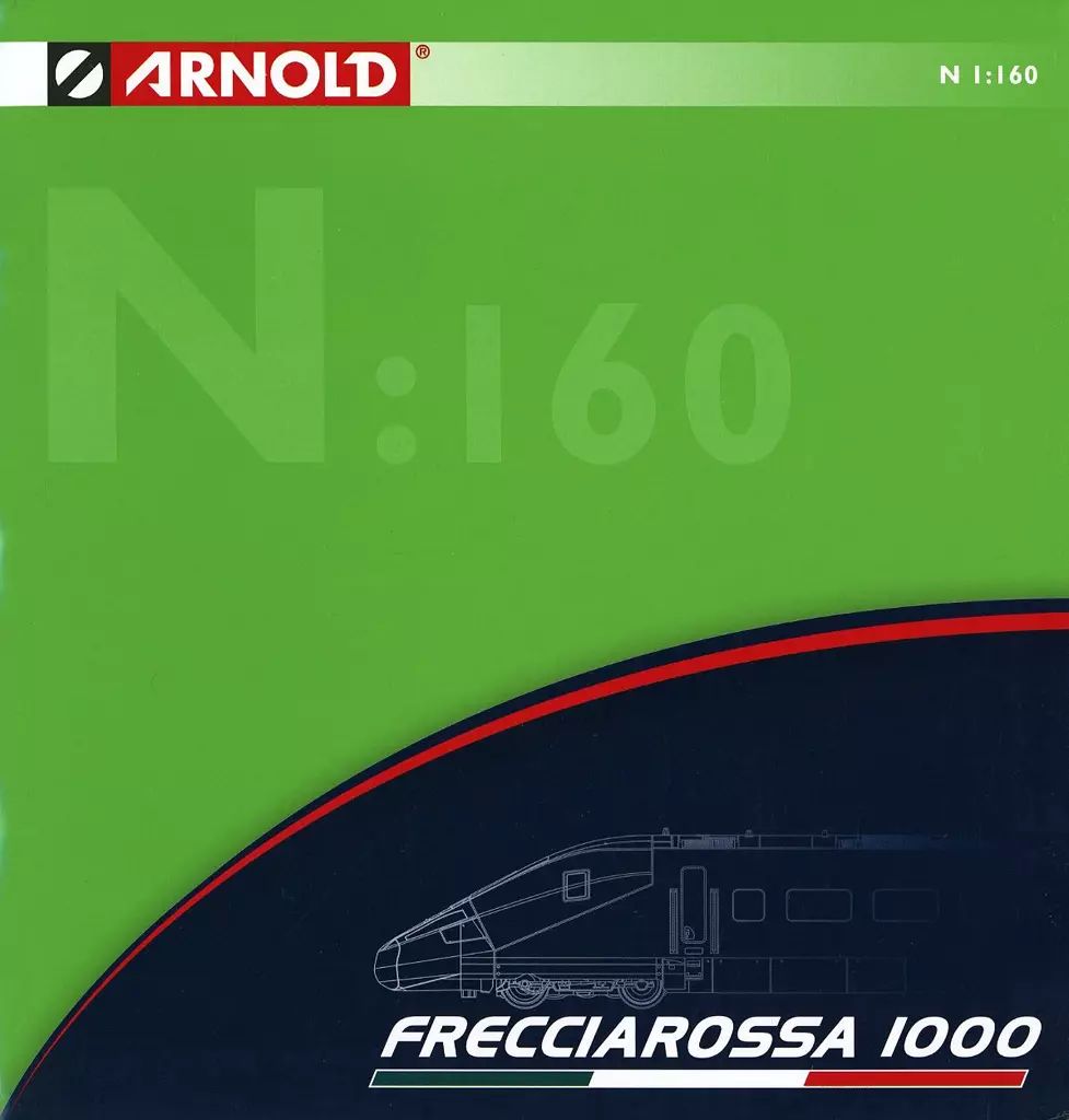 鉄道模型 1|160 Frecciarossa ETR 1000 additional set. 4 elements. service in France. ep. VI HN3514