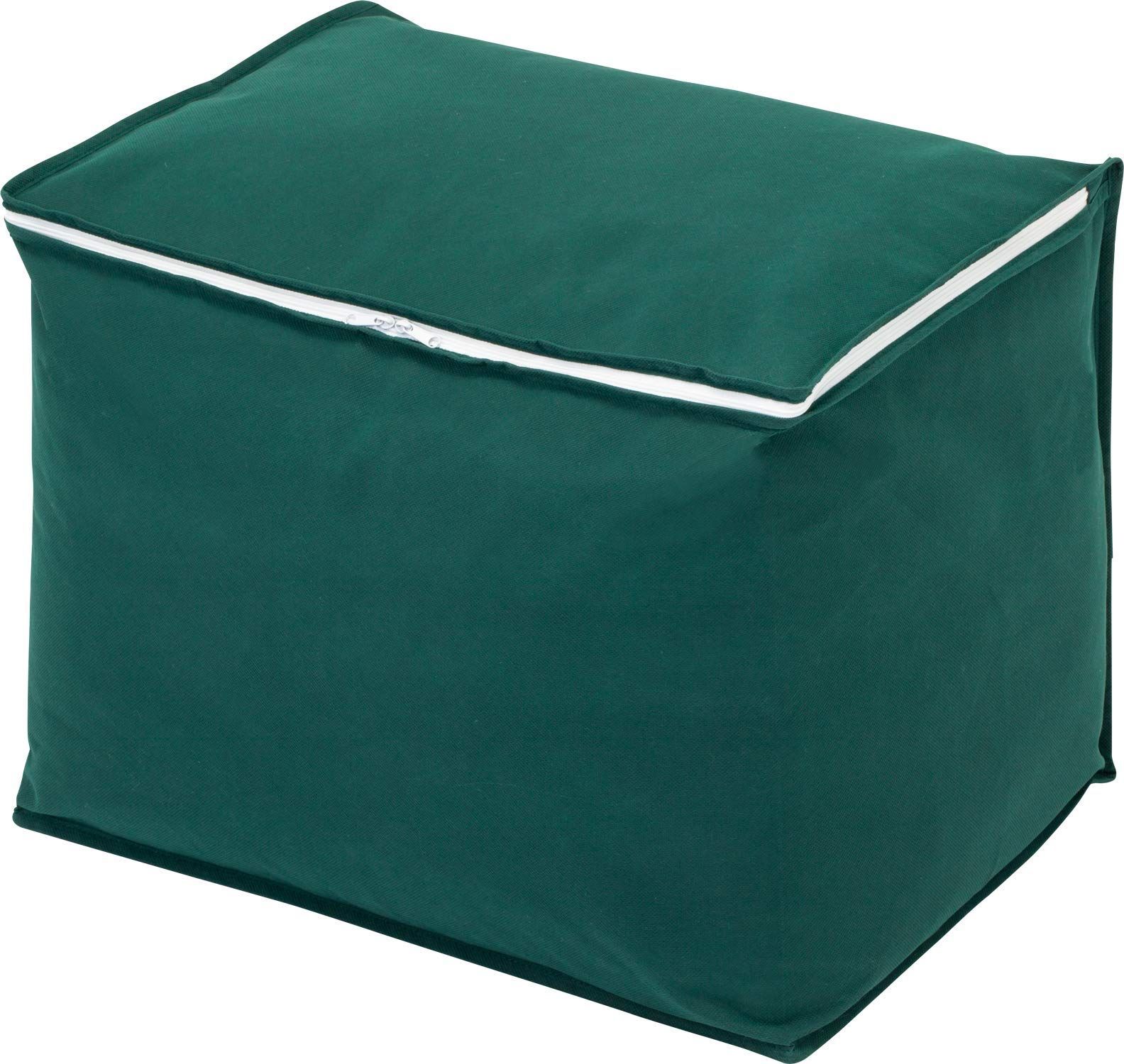 数量 羽毛布団用 グリーン 不織布 収納ケース 収納袋 三方開き 防塵 アストロ 防湿 618 64