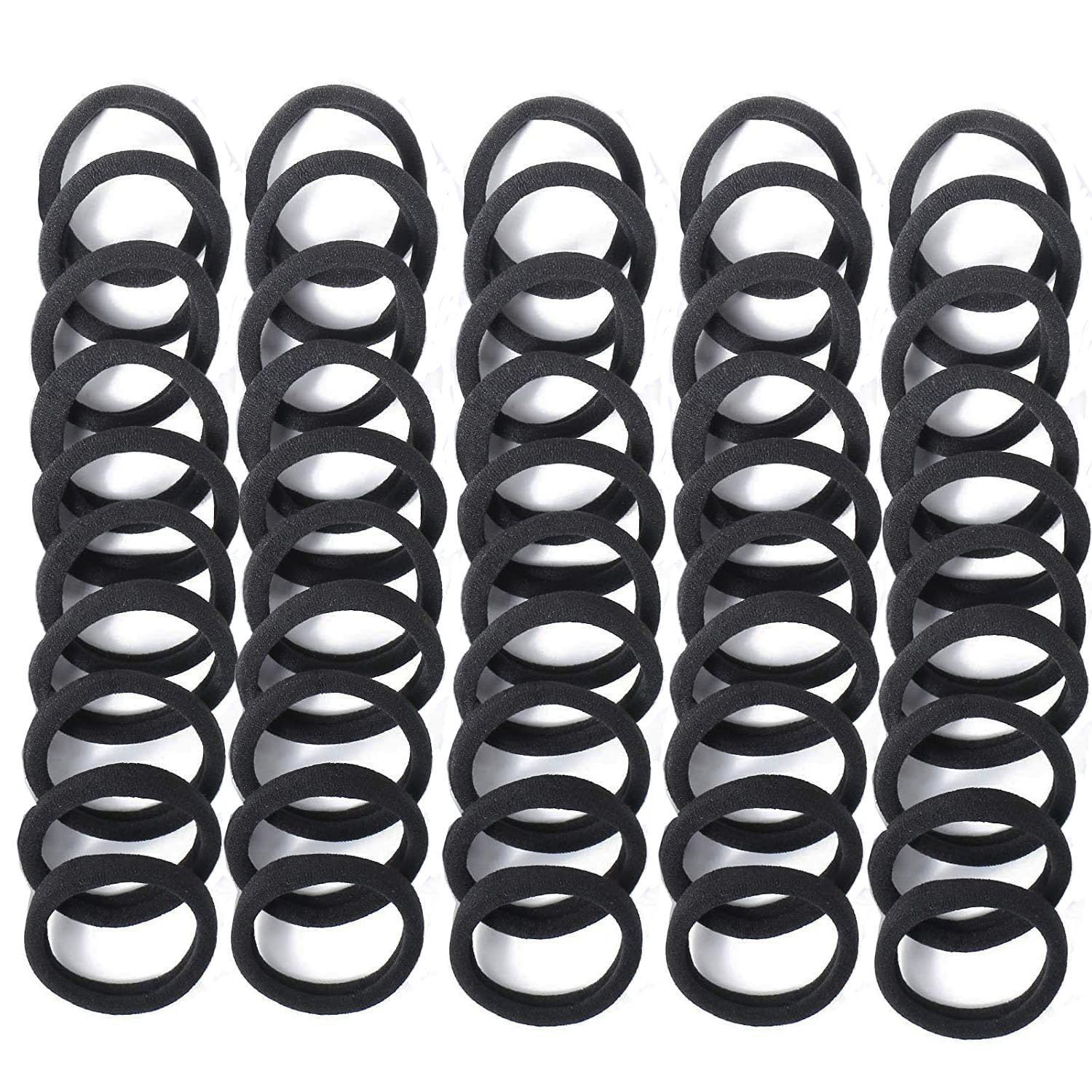 ゴムJP219 髪 跡がつかない 高弾性 メンズ (黑) レディース 髪