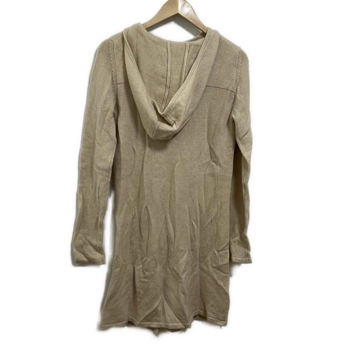 theory luxe セオリーリュクス カーディガン サイズ38 M レディース - ベージュ 長袖 カシミヤ ロング丈