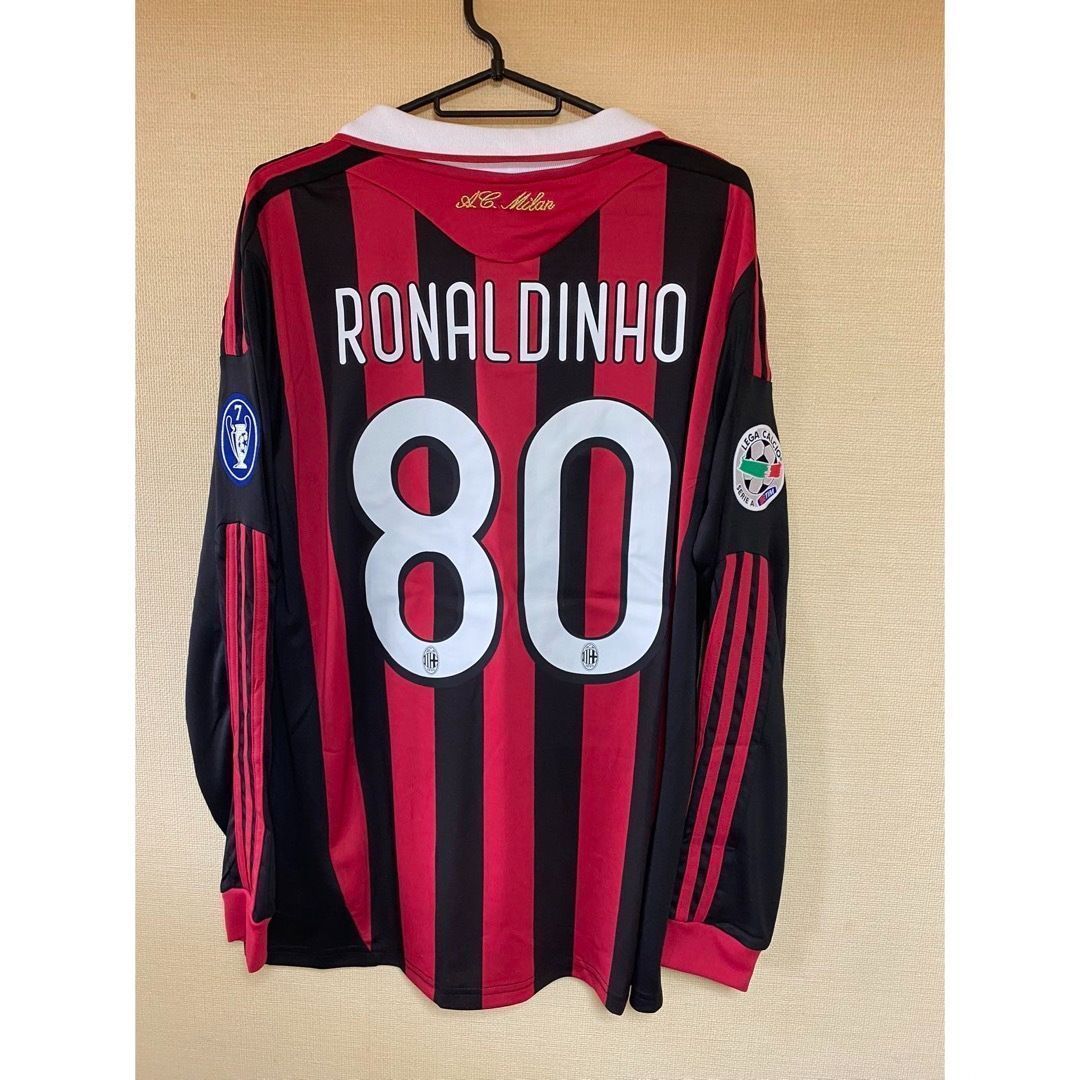 2009-2010 ACミラン ユニフォーム 長袖 80番 RONALDINHO