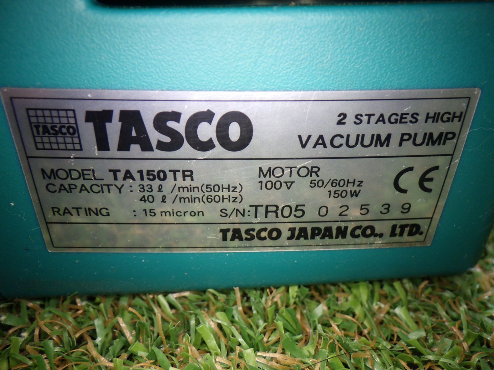 TASCO タスコ ツーステージ真空ポンプ セット TA150TR 小型 真空 引き上げ 品 250929