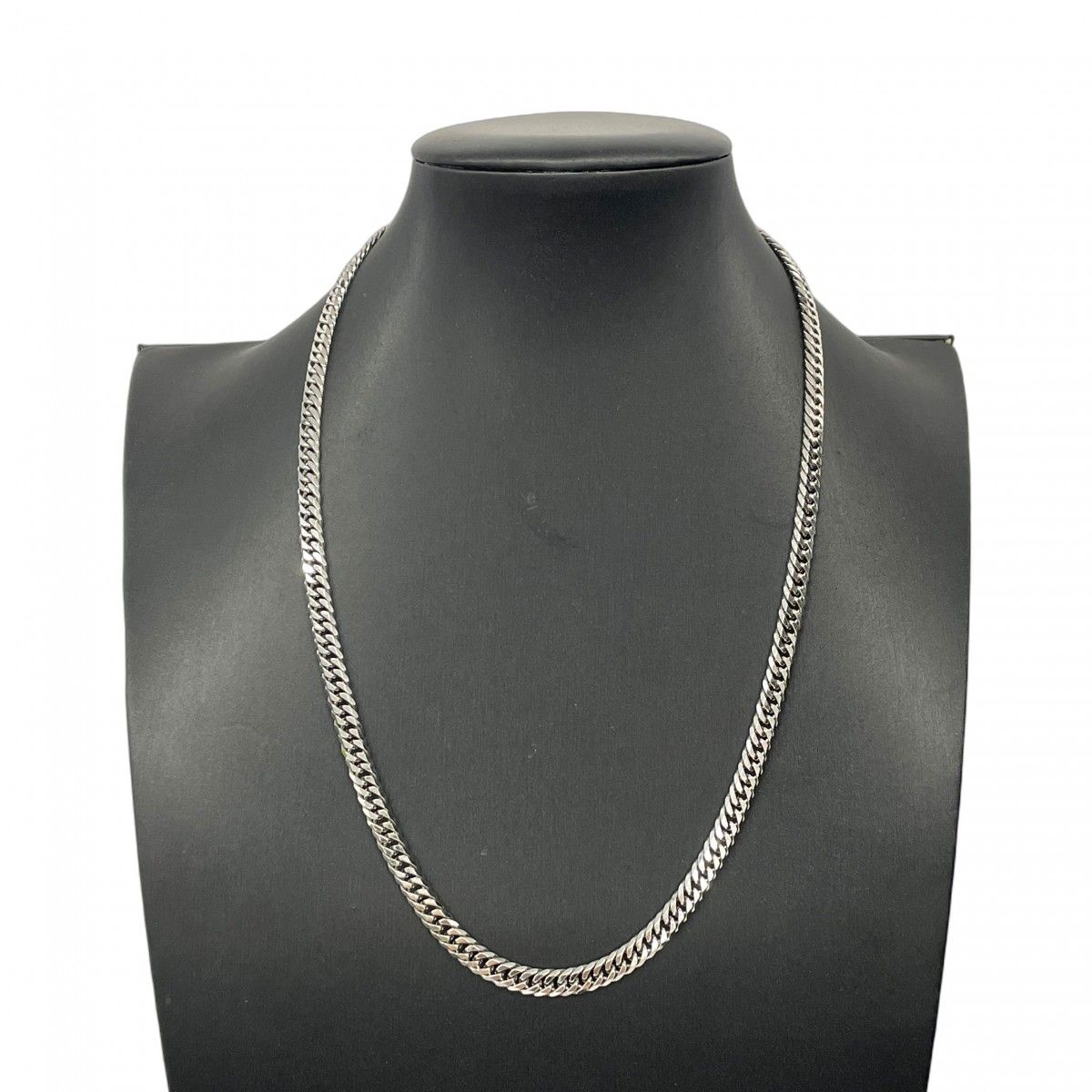 5khe071】喜平 ネックレス Pt850 プラチナ 6面 ダブル 50.6cm 51.2g  