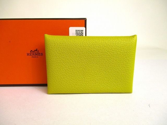 エルメス HERMES シェブルミゾル カルヴィ ヴェルソ カードケース 名刺入れ パスケース IDケース メンズ レディース ♥保管品