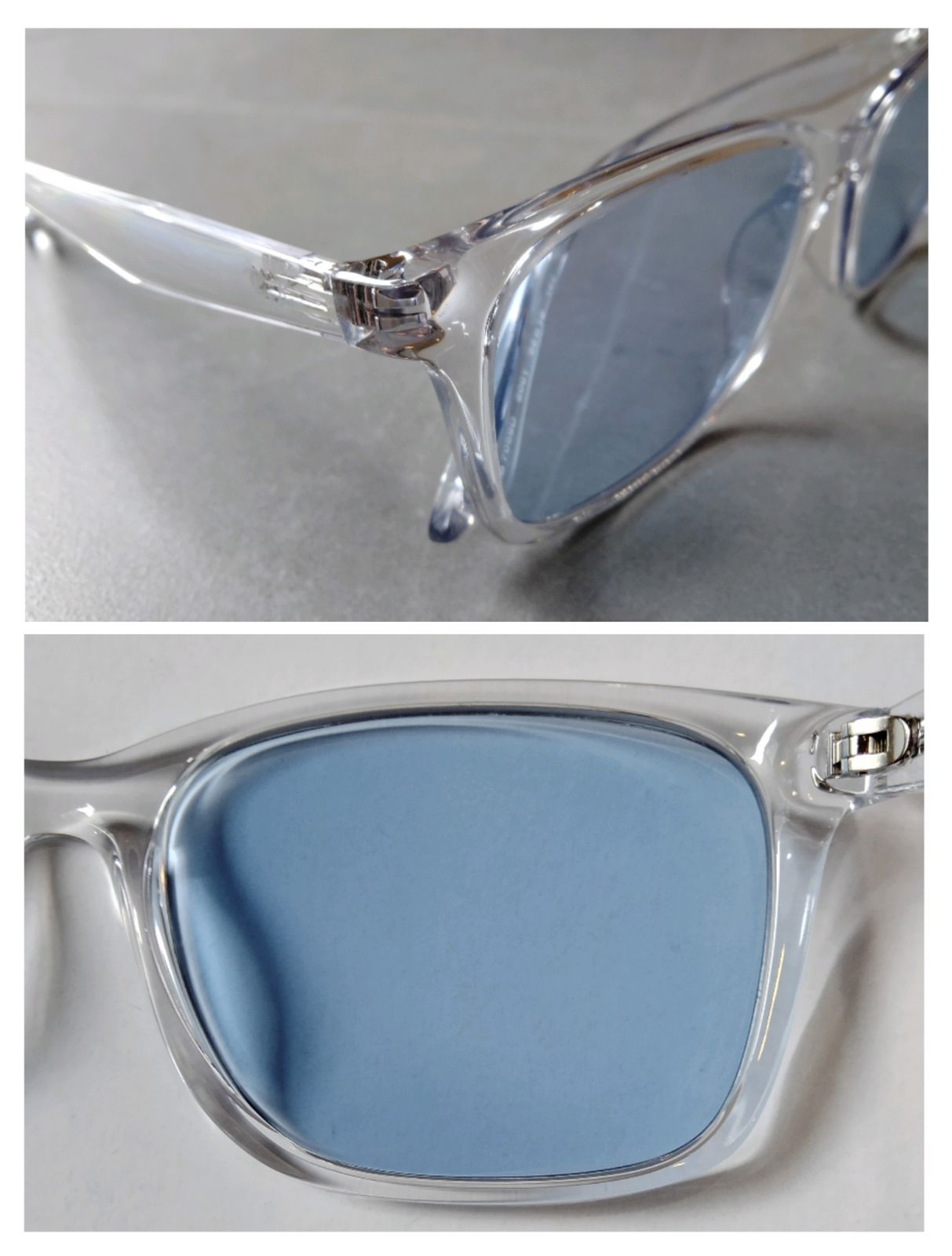 『Ray・Ban』 Transparent CUSTOM ‐ BLUE アジアンフィット（レイバン／トランスペアレント カスタム  カラーサングラス//日本製 lens仕様）