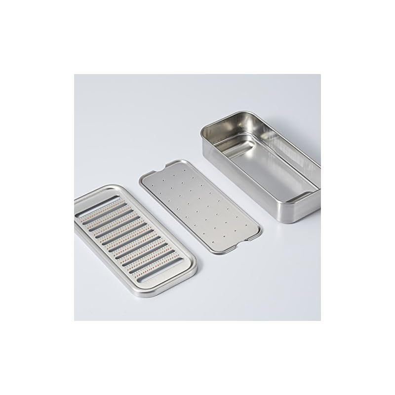 大矢製作所製 銅製 箱型 大根おろし器 おろし金 (受け皿、中網付き) 箱