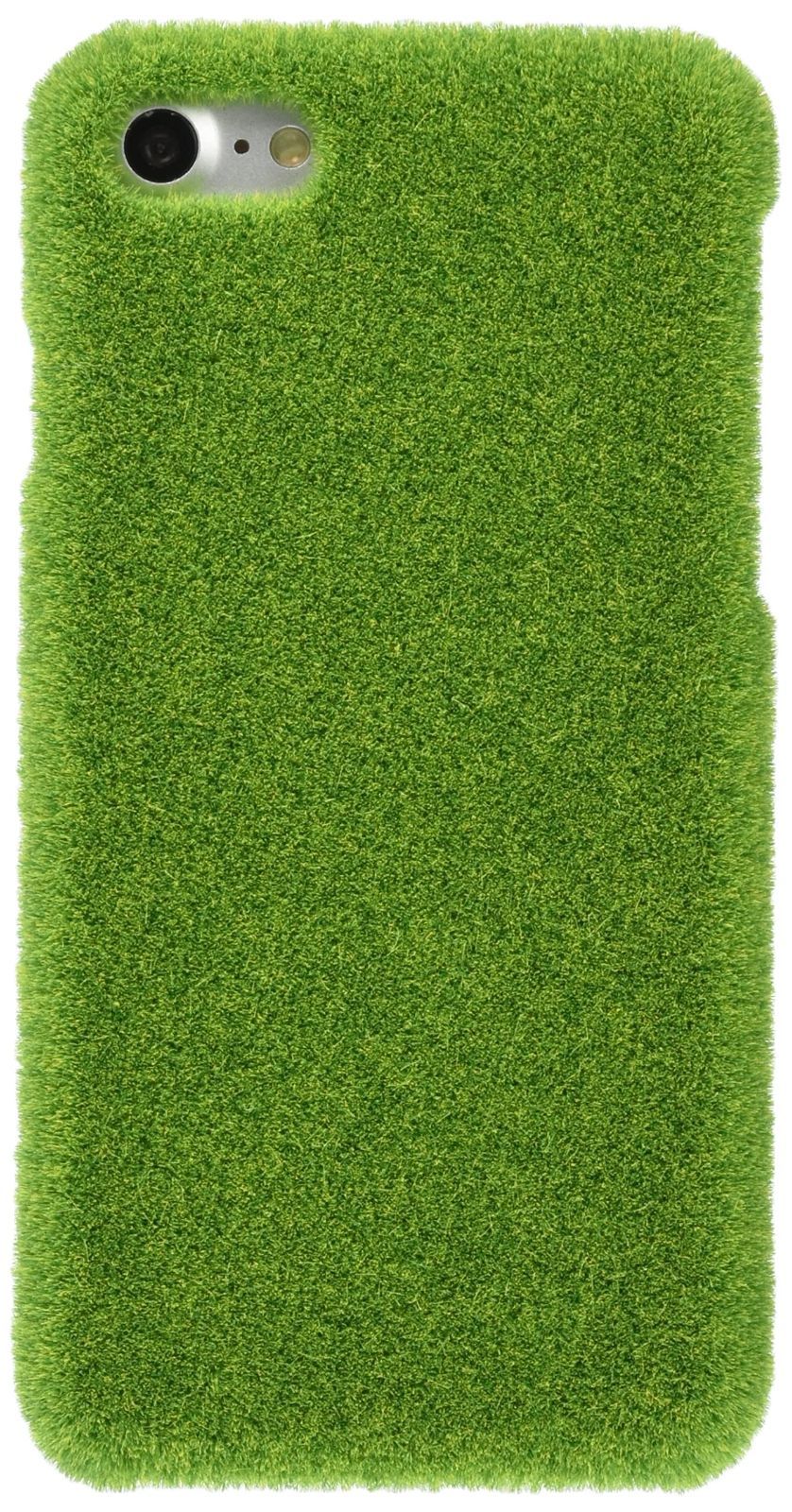 【新着商品】ケース グリーン (Yoyogi 用 Park) SE シバフル iPhone 植毛 芝生 滑りにくい Shibaful AG/SBF-IP701