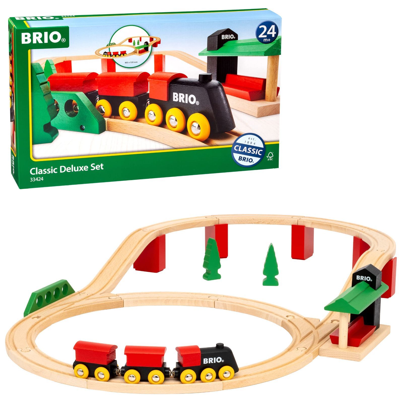 数量限定】クラシックDXレールセット 33424 BRIO - メルカリ