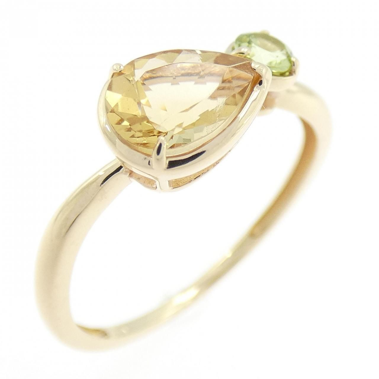専用☆K10YGシトリンリング K10YG シトリン リング