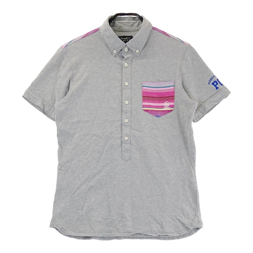 サイズ：5 PEARLY GATES パーリーゲイツ 半袖ポロシャツ ボーダー柄