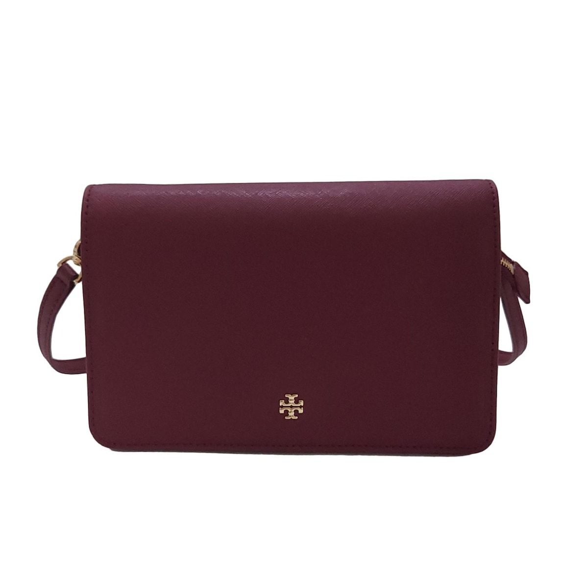 TORY BURCH(トリーバーチ) ショルダーバッグ - ボルドー ストラップ  