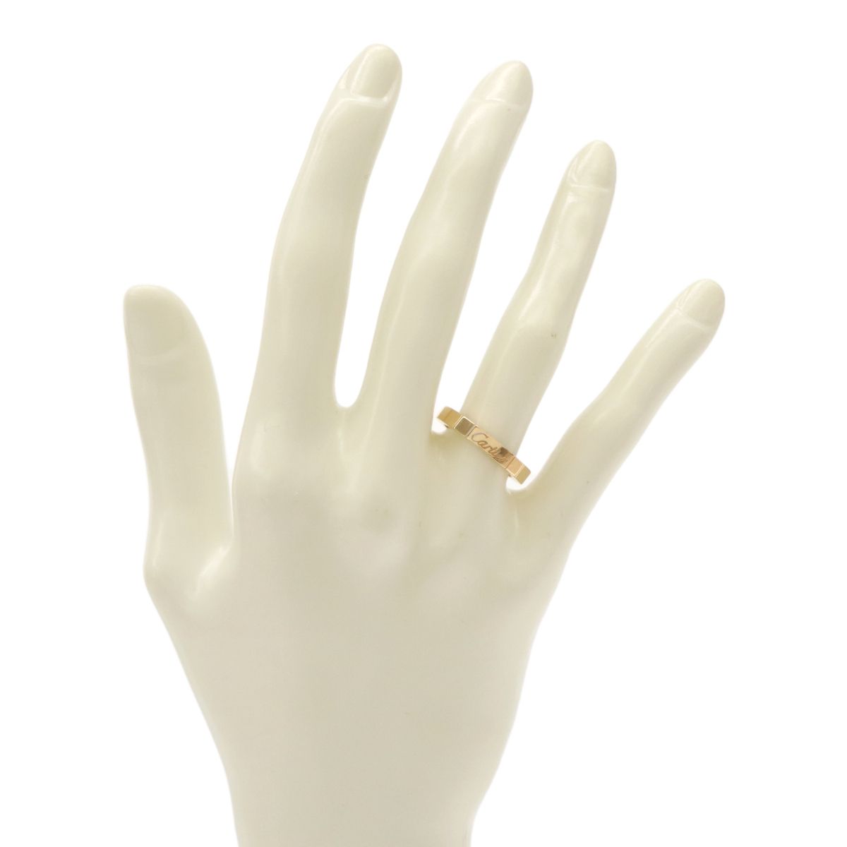 Cartier ラニエールK18 ピンクゴールド サイズ49 ハーフダイヤ