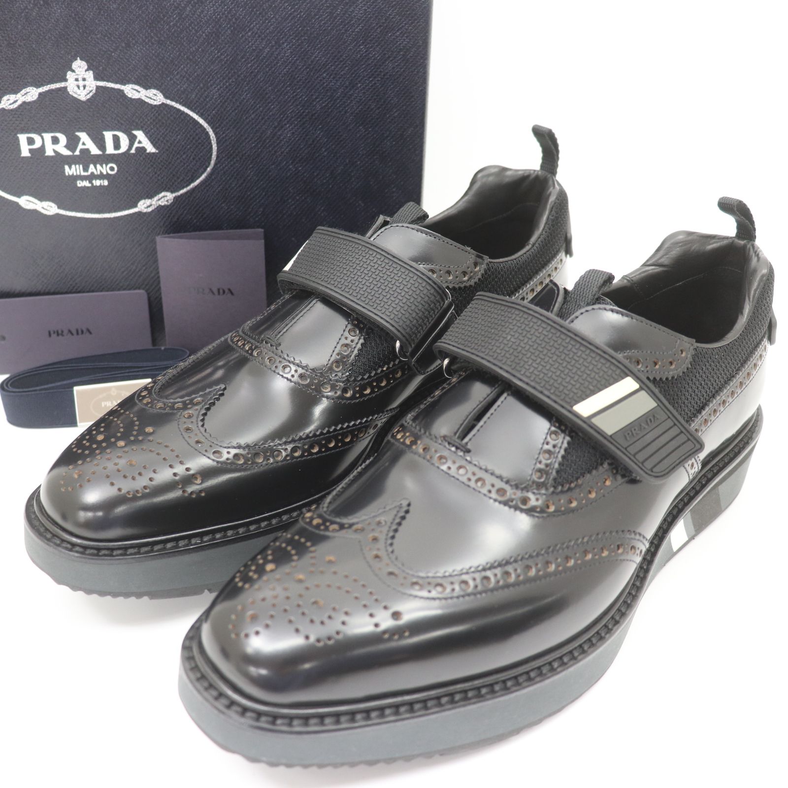 ITQGTT3AS02W PRADA プラダ レザー スニーカー ベルクロ 2EG234