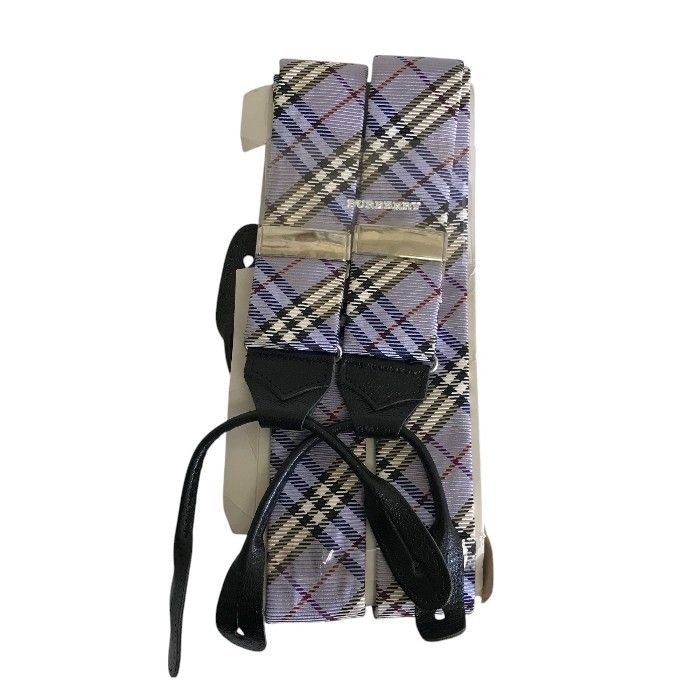 BURBERRY バーバリー サスペンダー チェック柄 メンズ 小物 服飾