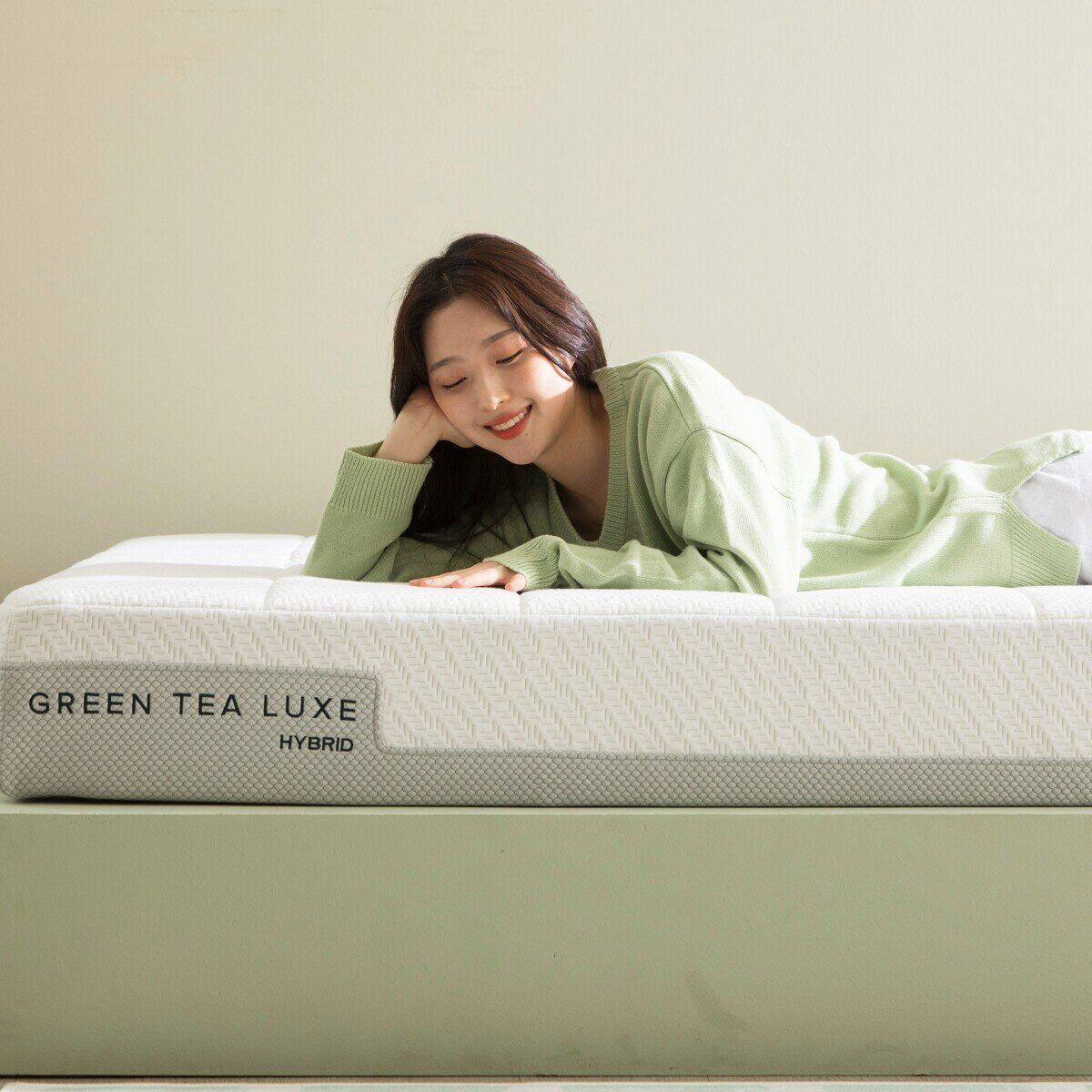 Zinus Green Tea Luxe ハイブリッドマットレス シングルサイズ ct65189