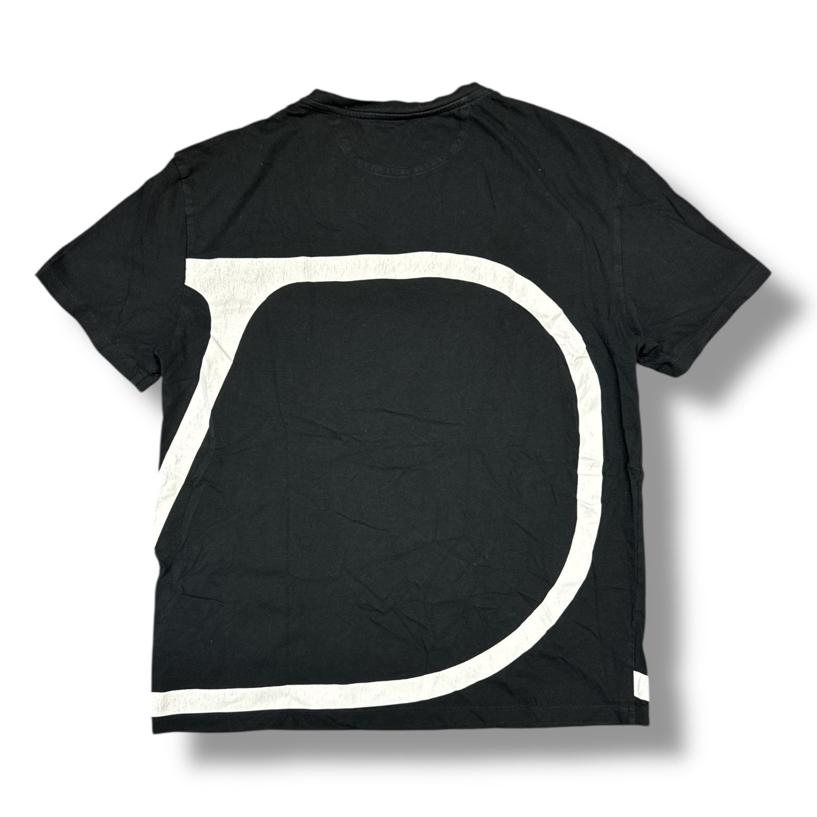 VALENTINO ヴァレンティノ フレアヘム ブラック Tシャツ 36882132-1_2.jpg